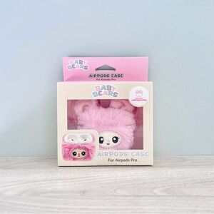 Baby Bears Fluffy AirPods Pro Case - Pink